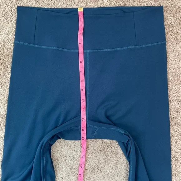Girlfriend Collective Cleo Bra and High-Rise Leggings Set Size XXL Blue Green - Picture 12 of 16
